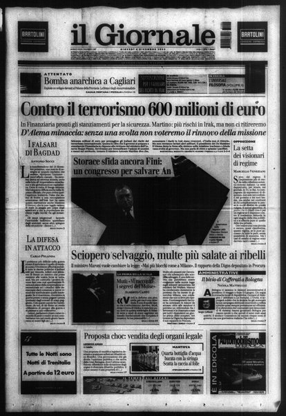 Il giornale : quotidiano del mattino